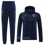 Fato de Treino Hoodie Barcelona 22/23 Azul