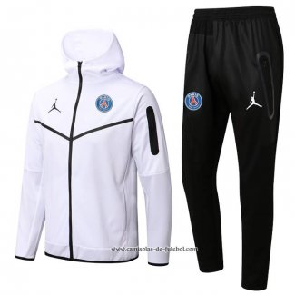 Fato de Treino Hoodie Paris Saint-Germain 22/23 Branco