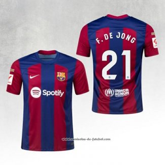 1º Camisola Barcelona Jogador F.De Jong 23/24