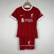 1º Camisola Liverpool 23/24 Crianca