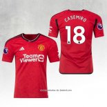 1º Camisola Manchester United Jogador Casemiro 23/24