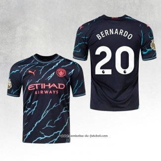 3º Camisola Manchester City Jogador Bernardo 23/24