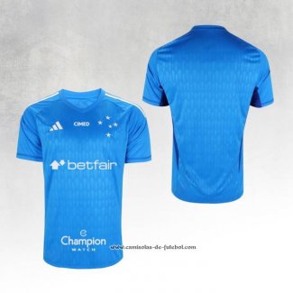 Camisola Cruzeiro Goleiro 2023 Azul Tailandia