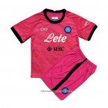 Camisola Naples Goleiro 22/23 Crianca Rosa