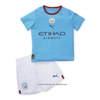 1º Camisola Manchester City 22/23 Crianca