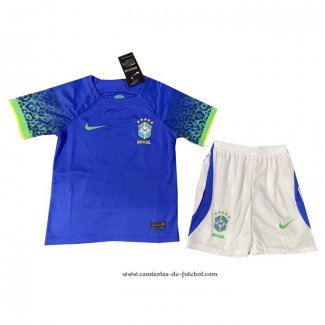 2º Camisola Brasil 2022 Crianca