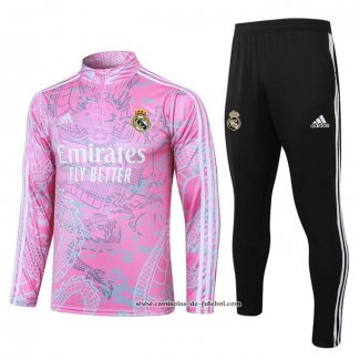 Sueter de Treinamento Real Madrid 23/24 Rosa