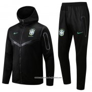 Fato de Treino Hoodie Brasil 22/23 Preto