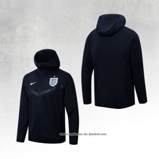 Jaqueta Hoodie Inglaterra 22/23 Azul