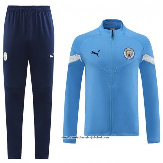 Jaqueta de Treinamento Manchester City 2022-2023 Azul