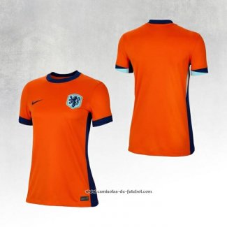 1º Camisola Holanda 2024 Mulher