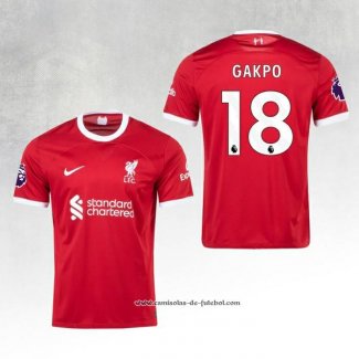 1º Camisola Liverpool Jogador Gakpo 23/24