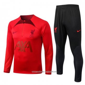 Sueter de Treinamento Liverpool 22/23 Crianca Vermelho