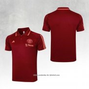 Camisola Polo del Manchester United 23/24 Vermelho