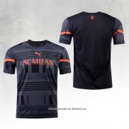 Camisola Pre Match del AC Milao 2022 Preto