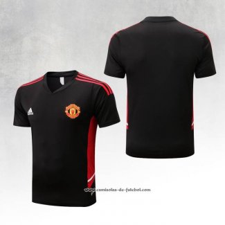 Camisola de Treinamento Manchester United 22/23 Preto