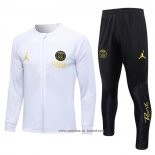 Jaqueta de Treinamento Paris Saint-Germain Jordan 23/24 Crianca Branco