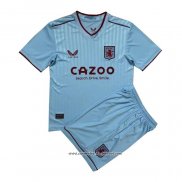 2º Camisola Aston Villa 22/23 Crianca