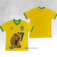 Camisola Brasil Pele Special 2022 Amarelo Tailandia