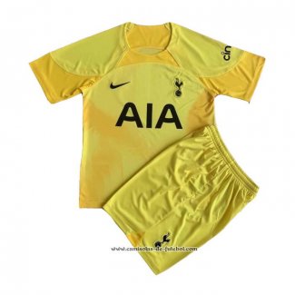 Camisola Tottenham Hotspur Goleiro 22/23 Crianca Amarelo