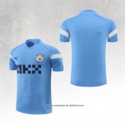 Camisola de Treinamento Manchester City 22/23 Azul