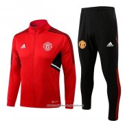 Jaqueta de Treinamento Manchester United 22/23 Vermelho