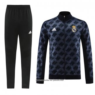 Jaqueta de Treinamento Real Madrid 23/24 Azul Oscuro