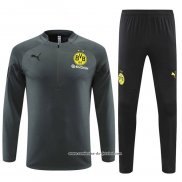 Sueter de Treinamento Dortmund 22/23 Cinza