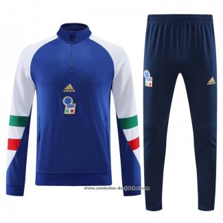 Sueter de Treinamento Italia 23/24 Azul