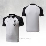 Camisola Polo del Liverpool 22/23 Cinza