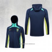 Jaqueta Hoodie Brasil 22/23 Azul