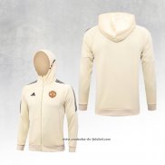 Jaqueta Hoodie Manchester United 23/24 Amarelo