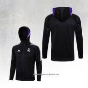 Jaqueta Hoodie Real Madrid 22/23 Preto