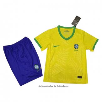 1º Camisola Brasil 2023 Crianca