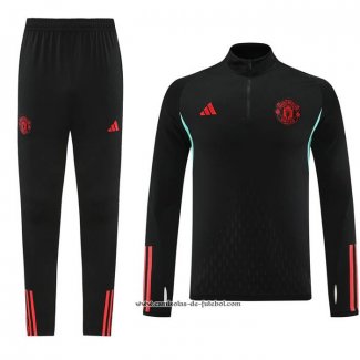 Sueter de Treinamento Manchester United 23/24 Preto