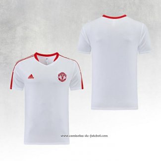 Camisola de Treinamento Manchester United 23/24 Branco