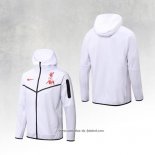 Jaqueta Hoodie Liverpool 22/23 Branco