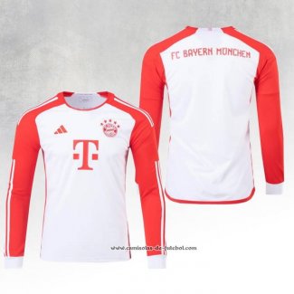 1º Camisola Bayern de Munique 23/24 Manga Comprida